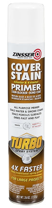 Zinsser 352066 Primer, White, 26 oz, Aerosol Can :CAN: QUANTITY: 1