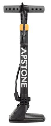 Kent 67316 Floor Pump, 120 psi Max Pressure, Presta, Schrader Valve, Black :EA: QUANTITY: 1