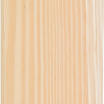 Waddell BTB35 Trim Block Moulding, 6 in L, 3-3/4 in W, 1 in Thick, Pine Wood :EA: QUANTITY: 1