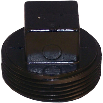 Canplas 103053SBC Threaded Plug, 3 in, MNPT, ABS, Black, SCH 40 Schedule :EA: QUANTITY: 1