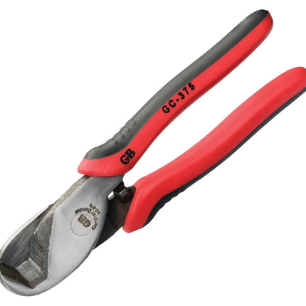 Gardner Bender GC-375 Cable Cutter, 8 in OAL, Steel Jaw, Rubber-Grip Handle, Red Handle :CD 1: QUANTITY: 1