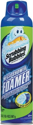 Scrubbing Bubbles 70589 Shower Cleaner, 20 oz Spray Can, Marine, Ozone, Light Yellow/Transparent :EA: QUANTITY: 1