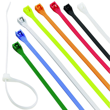 Calterm 73240 Cable Tie, 6/6 Nylon, Assorted :AS100: QUANTITY: 1