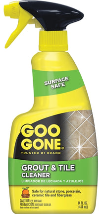 Goo Gone 2052 Grout and Tile Cleaner, 14 oz Bottle, Liquid, Citrus, Clear :EA: QUANTITY: 1