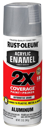 Rust-Oleum 314030 Automotive Spray Paint, Aluminum, 11 oz, Can :CAN: QUANTITY: 1