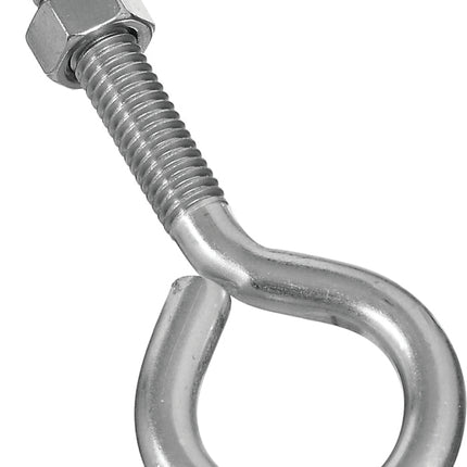 National Hardware N221-648 Eye Bolt, 3/8-16 Thread, 2 in L Thread, 1 in ID Dia Eye, 2.35 in L Shank, 160 lb Working Load :EA: QUANTITY: 1