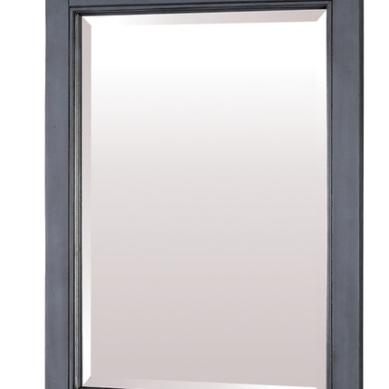 Craft + Main Brantley Series BABM2432 Framed Mirror, Rectangular, 24 in W, 32 in H, Wood Frame, Wall :EA: QUANTITY: 1