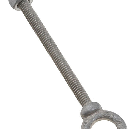 National Hardware N245-118 Eye Bolt, 5/16-18 Thread, 4-1/8 in L Thread, 5/8 in ID x 1-1/8 in OD Dia Eye :EA: QUANTITY: 1