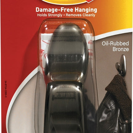 Command Forever Classic Series FC13-ORB Decorative Hook, 7/8 in Opening, 5 lb, 1-Hook, Metal, Oil-Rubbed Bronze :CD 1: QUANTITY: 4