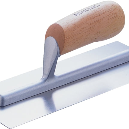 Vulcan 16216 Cement Trowel, 16 in L Blade, 4 in W Blade, Right Angle End, Ergonomic Handle, Wood Handle :EA: QUANTITY: 1