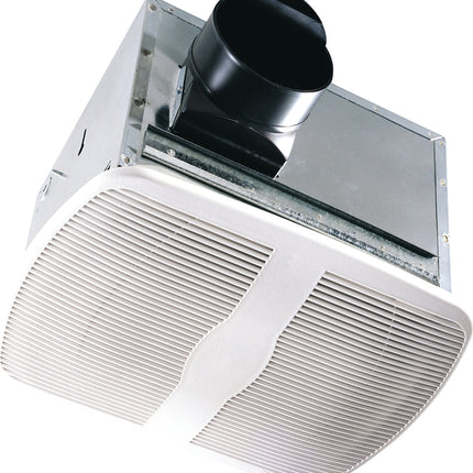 Air King AK80H Exhaust Fan, 9.4 in L, 10.88 in W, 0.3 A, 120 V, 70 cfm Air, Metal, White :EA: QUANTITY: 1