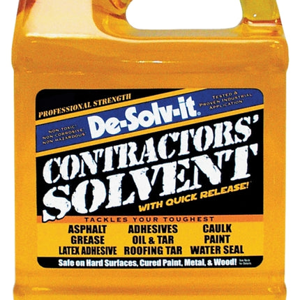 Orange-Sol 10151/52 Contractor Solvent, Liquid, Citrus, Clear/Orange, 1 gal, Can :EA: QUANTITY: 1