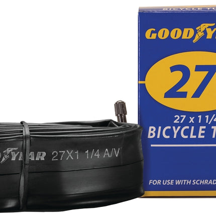 Kent 91081 Bicycle Tube, Butyl Rubber, Black, For: 27 x 1-1/4 in W Bicycle Tires