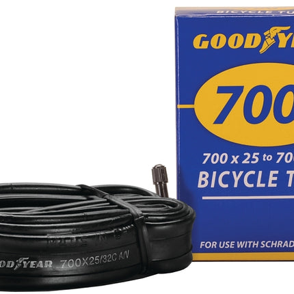 Kent 91082 Bicycle Tube, Butyl Rubber, Black, For: 700c x 25 to 32 in W Bicycle Tires